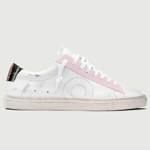 Oliver Cabell Women’s Low 1 Snake distressed sneaker size 40